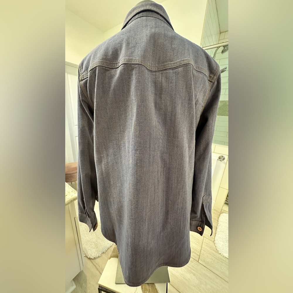 CAbi Ladies Denim Workshop Shacket‎ - Large - Picture 3 of 11